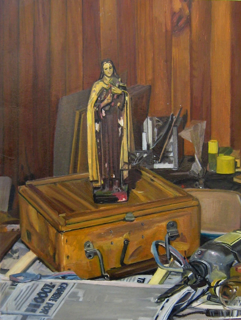 NATURALEZA MUERTA CON VIRGEN
